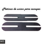 Pletinas de union canapés Sonpura (2 piezas)