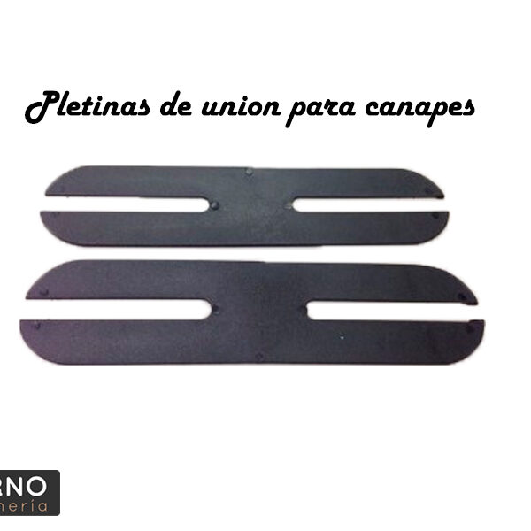 Pletinas de union canapés Sonpura (2 piezas)