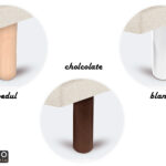 Patas para bases Madera Cilíndrica (6 piezas) Sonpura Altura 25cm