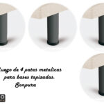 Patas para bases Cilíndrica Metálicas (6 piezas) Sonpura Altura 25cm