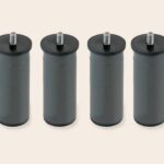 Patas Metalicas Cilíndrica (4 piezas) Sonpura Altura 15cm