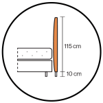 ALTURA DE 125 CM